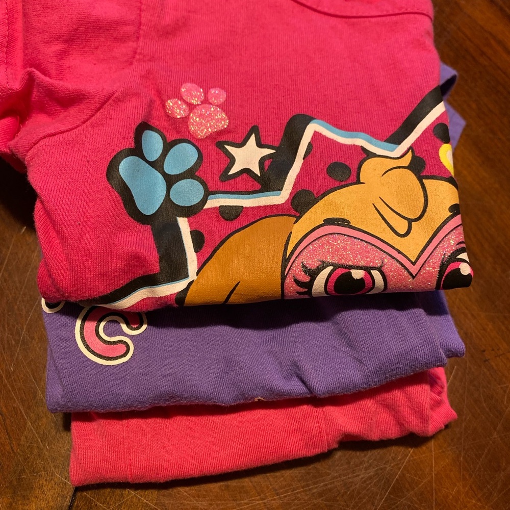 Purple T-Shirt with Star Patch